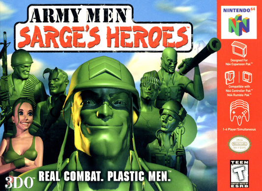 ARMY MEN: SARGE'S HEROES  - N64 (W/BOX)