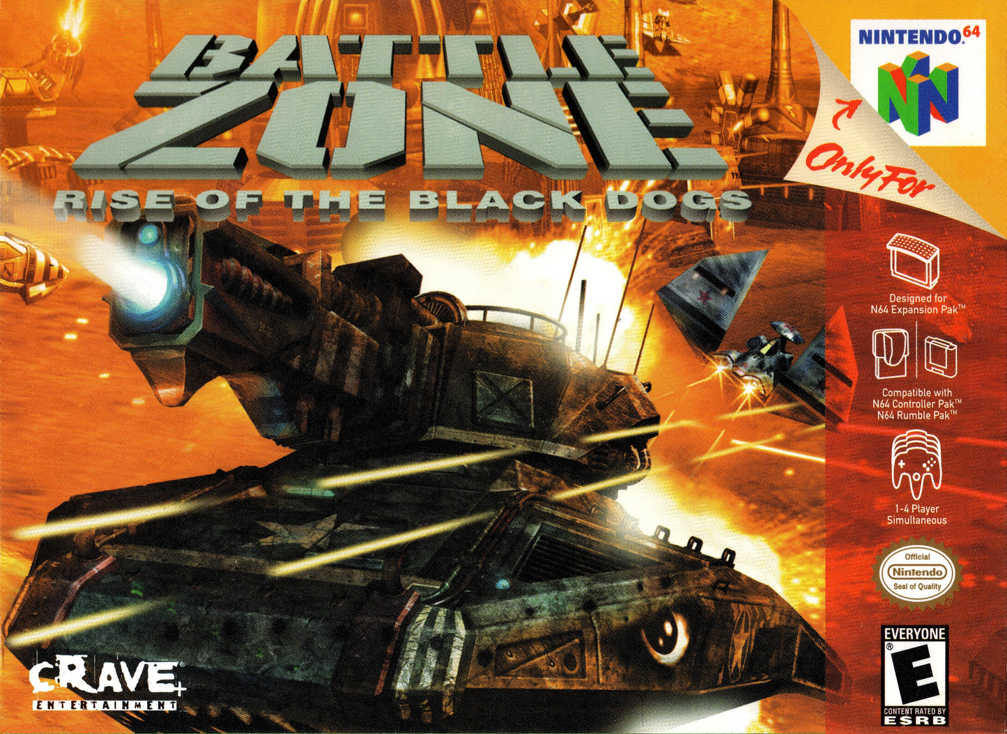 BATTLEZONE: RISE OF THE BLACK DOGS  - N64 (W/BOX)