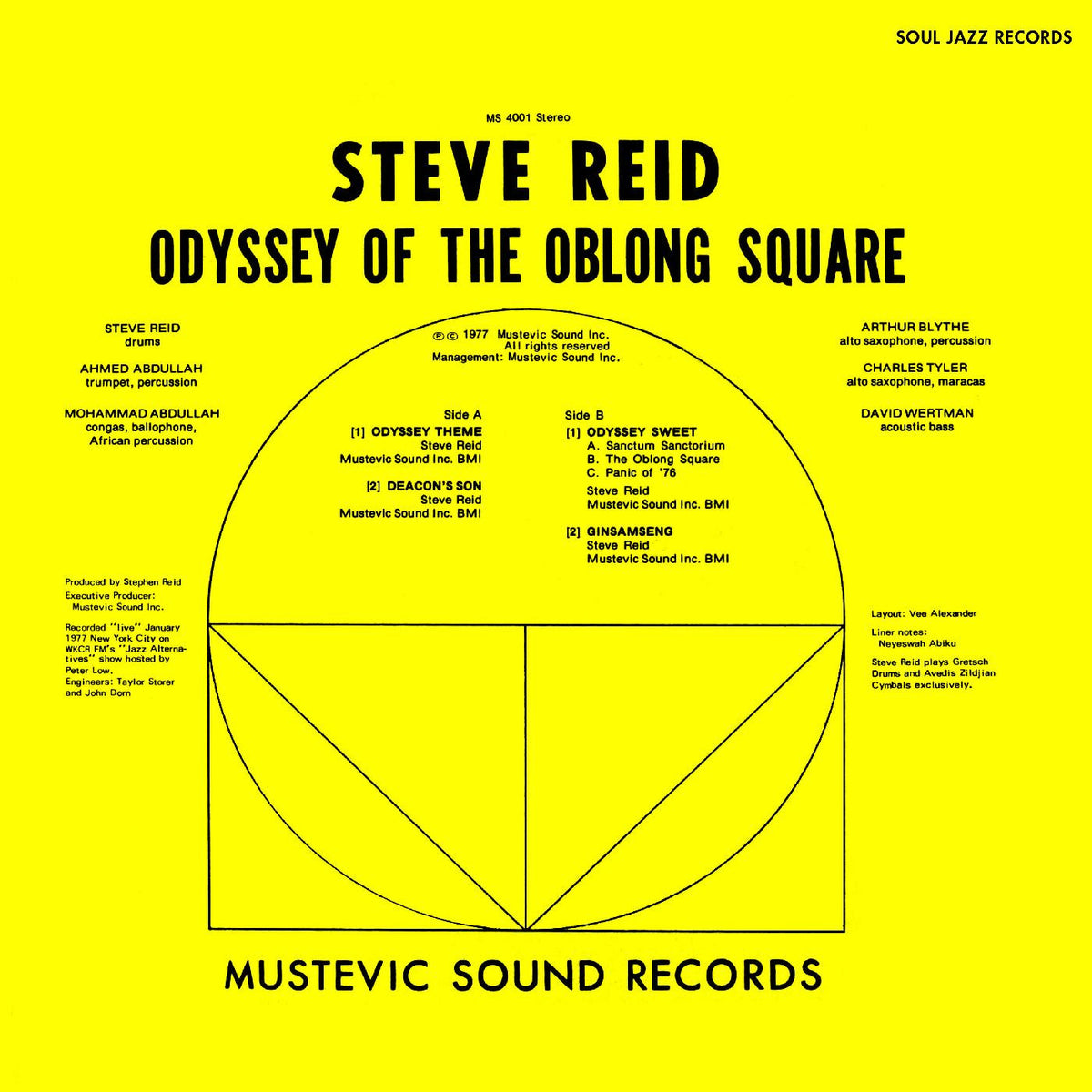 REID, STEVE - ODYSSEY OF THE OBLONG SQUARE (GOLD CD)