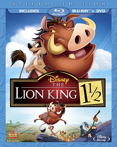 THE LION KING 1 1/2 SPECIAL EDITION 2 DISC BLU-RAY COMBO PACK