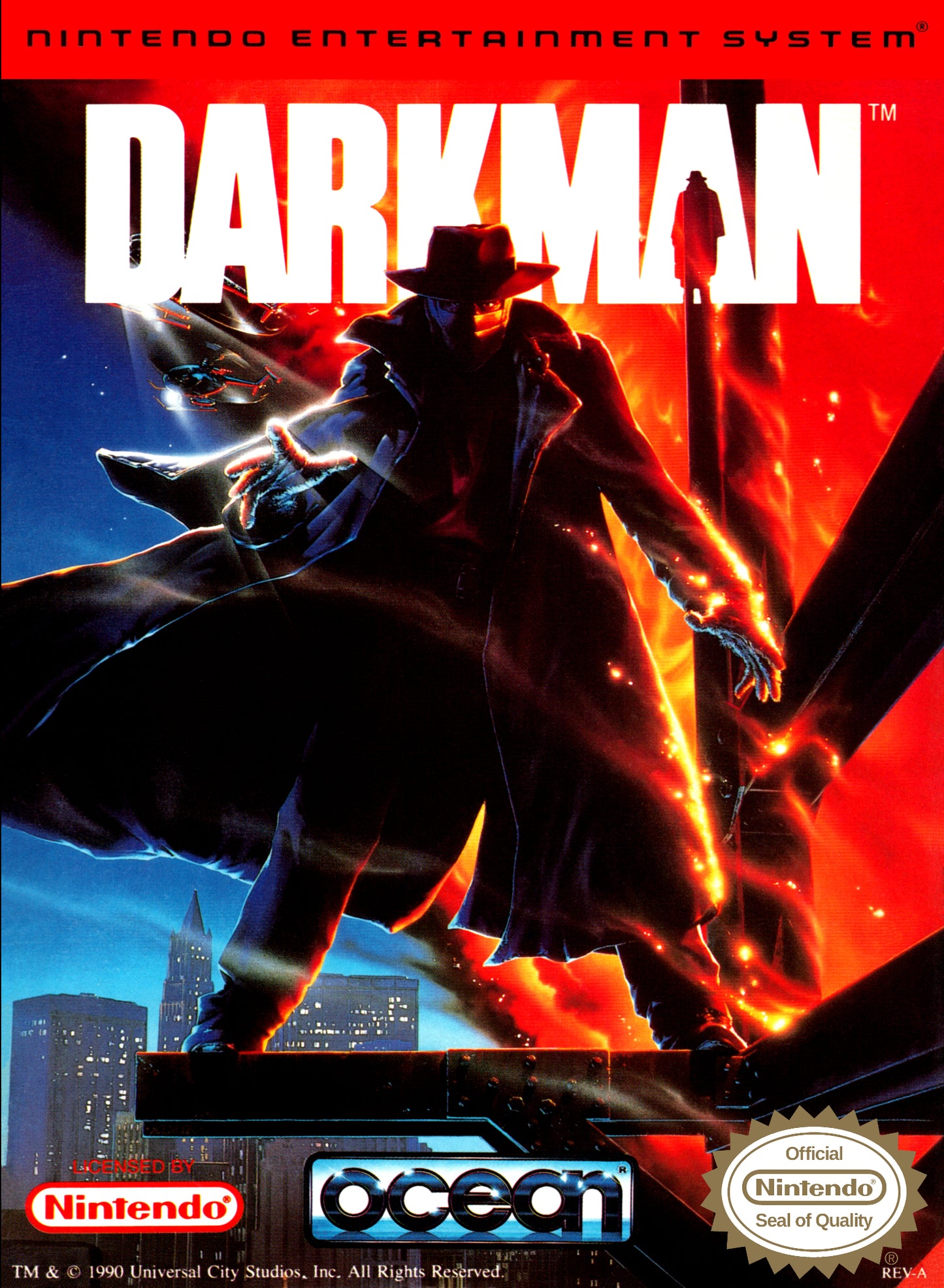 DARKMAN  - NES (W/BOX & MANUAL)