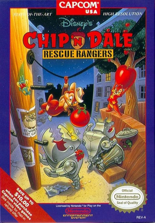 CHIP & DALE: RESCUE RANGERS  - NES (W/BOX)