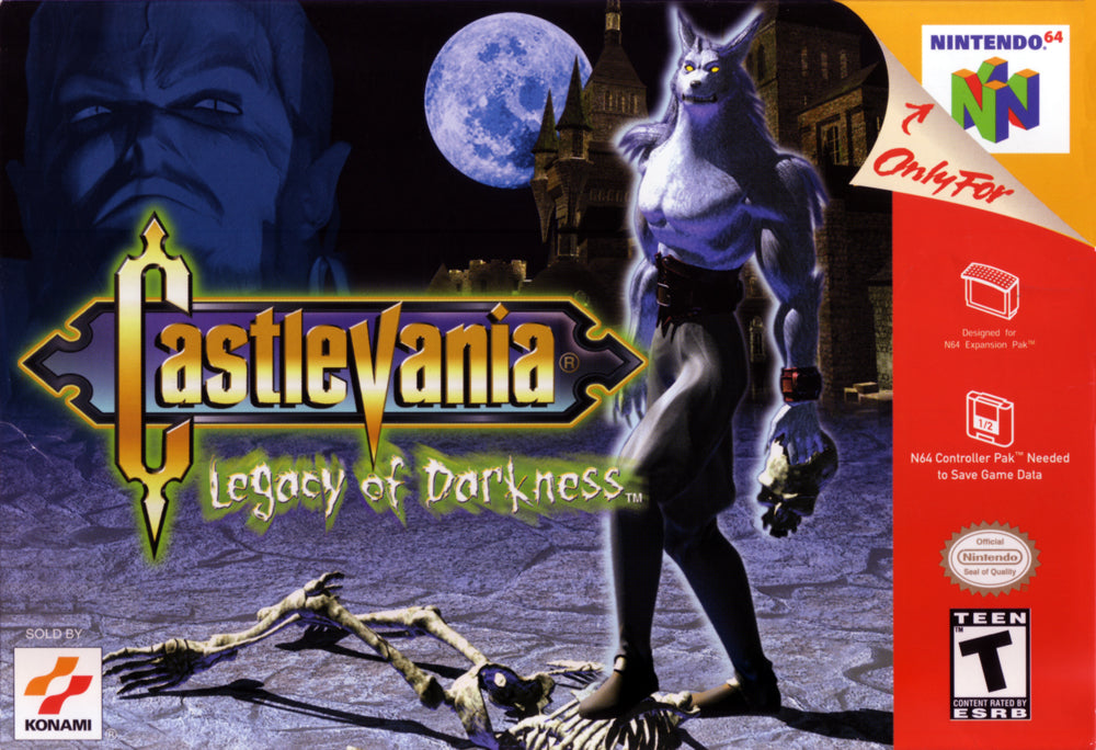 CASTLEVANIA: LEGACY OF DARKNESS  - N64 (W/BOX)