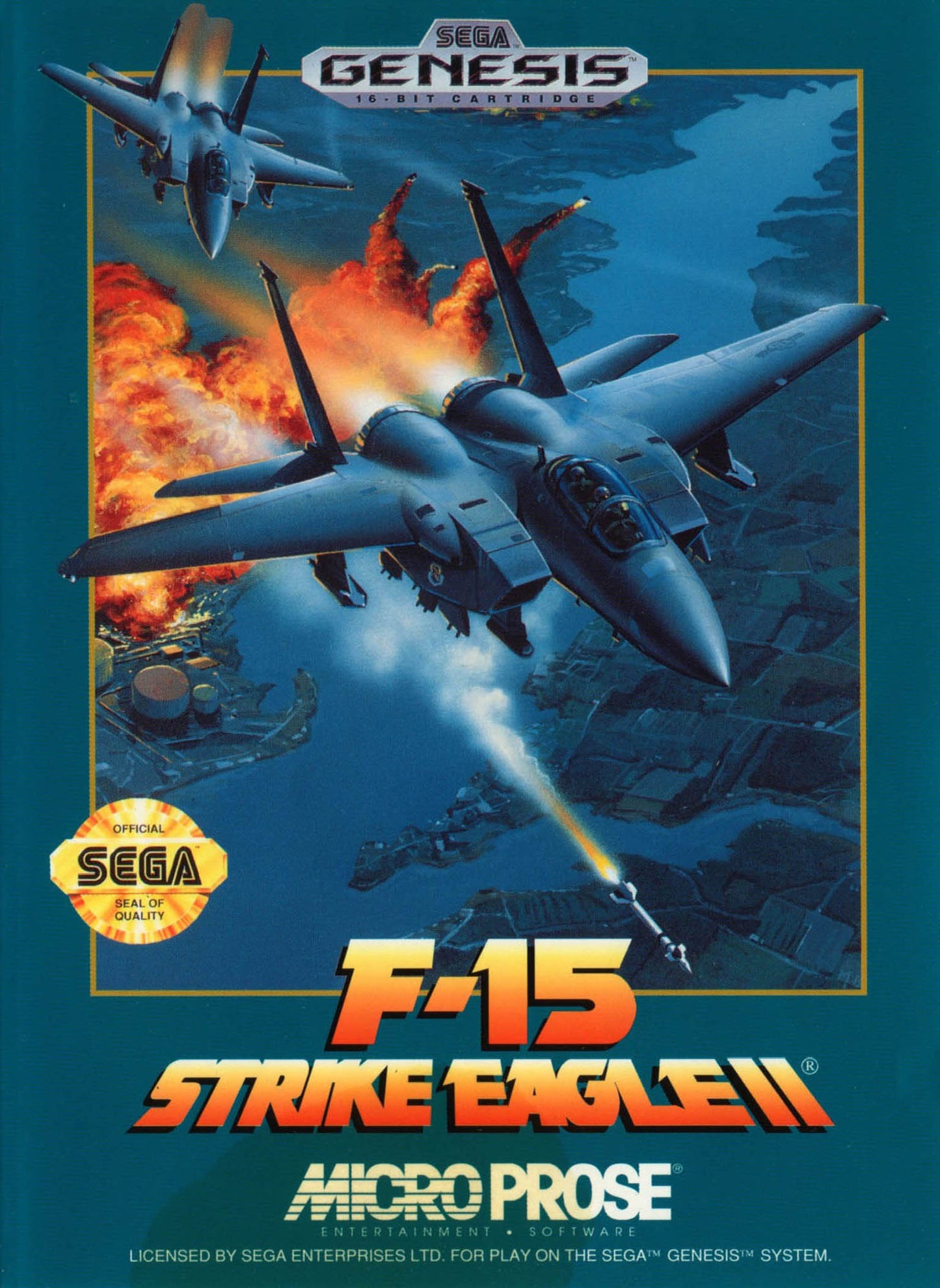 F-15 STRIKE EAGLE II  - GENESIS