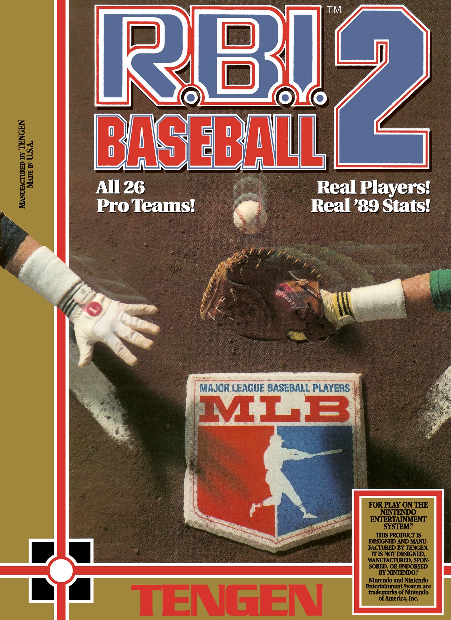 RBI BASEBALL 2  - NES