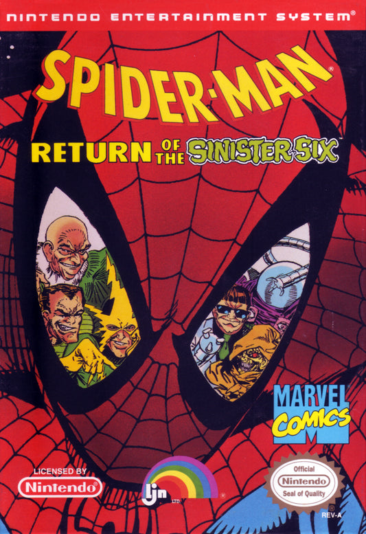 SPIDER-MAN: RETURN OF THE SINISTER SIX  - NES (W/BOX)