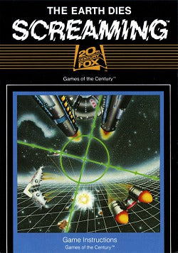 EARTH DIES SCREAMING  - ATARI2600