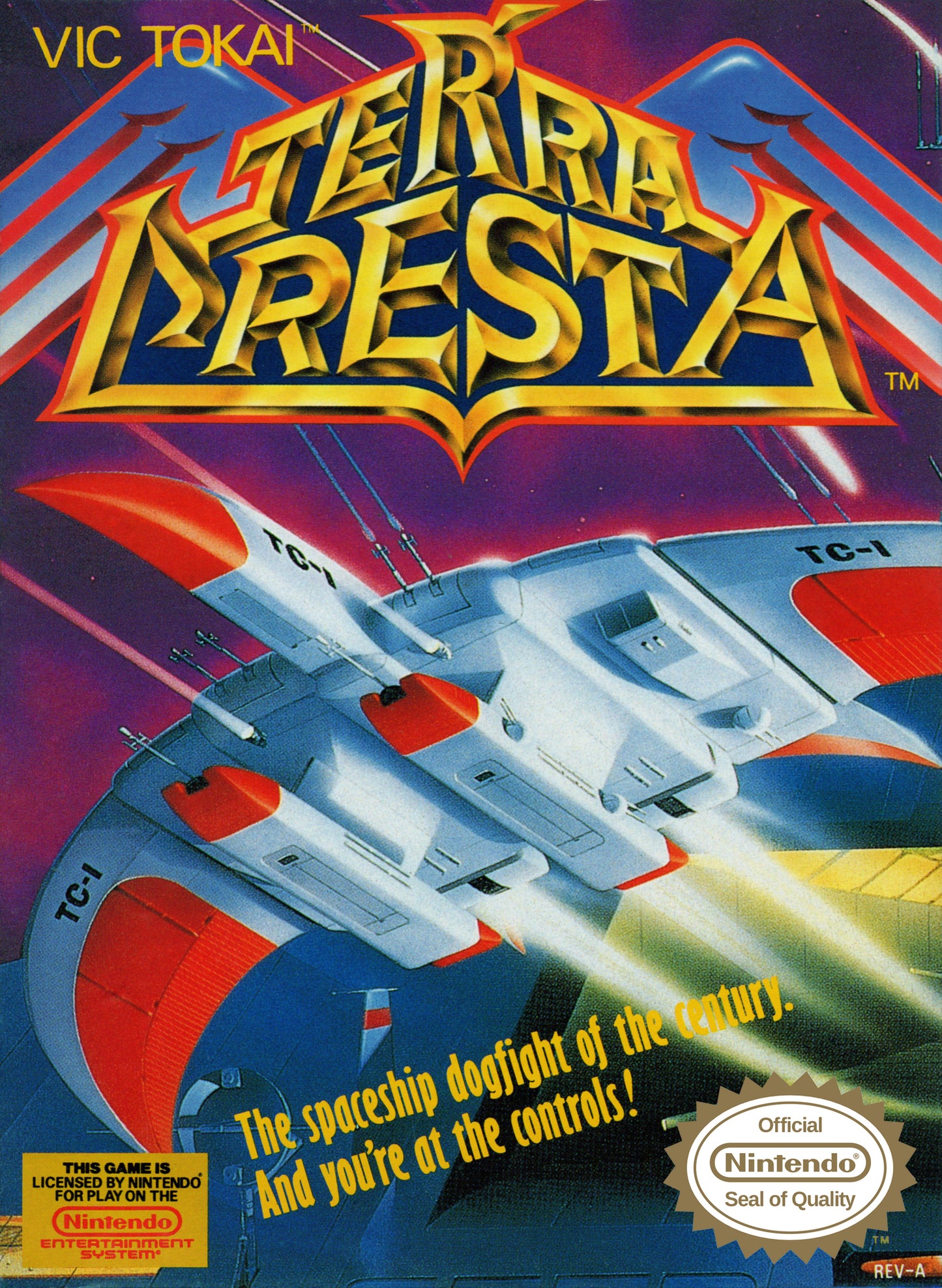 TERRA CRESTA  - NES (W/BOX & MANUAL)