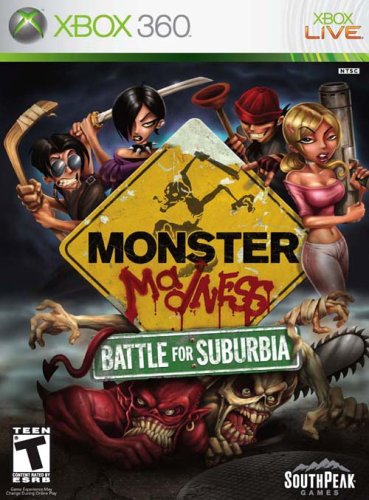 MONSTER MADNESS:  BATTLE FOR SUBURBIA - XBOX 360