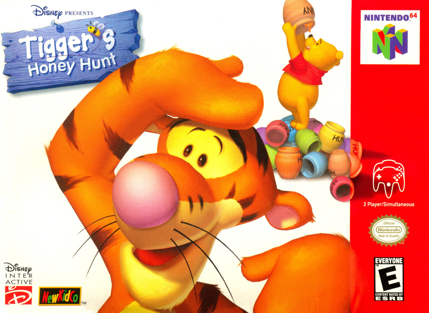 TIGGER'S HONEY HUNT  - N64 (W/BOX & MANUAL)