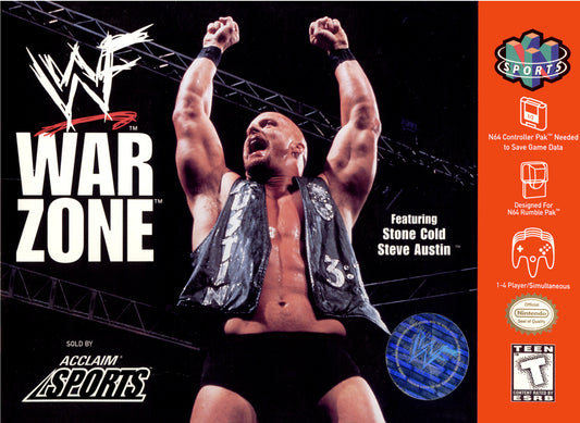 WWF WARZONE  - N64 (W/BOX & MANUAL)