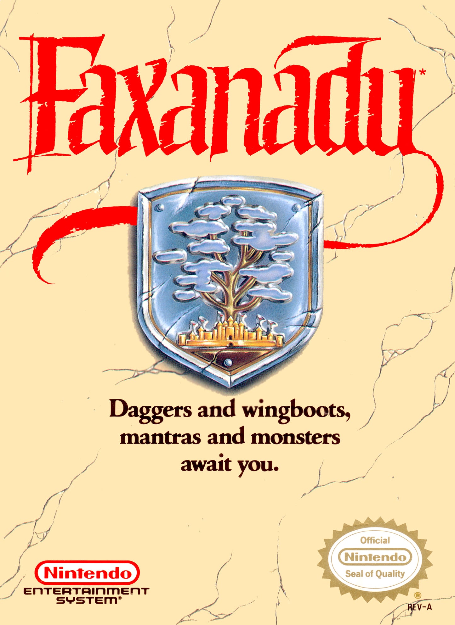 FAXANADU  - NES (W/BOX)