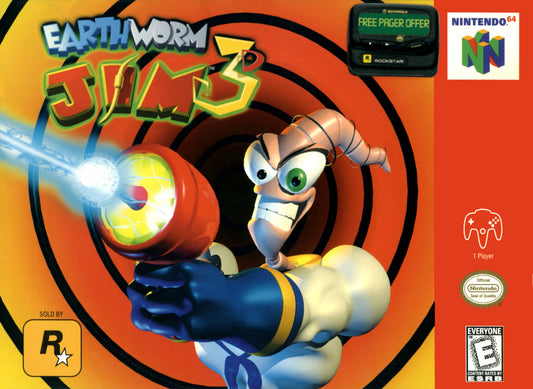 EARTHWORM JIM 3D  - N64 (W/BOX)