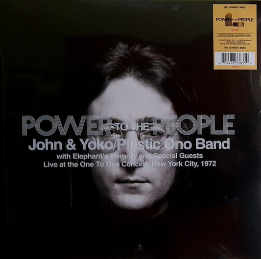 JOHN & YOKO* / PLASTIC ONO BAND* WITH ELEPHANT'S MEMORY* AND SPECIAL GUESTS* - POWER TO THE PEOPLE (LIVE AT THE ONE TO ONE CONCERT, NEW YORK CITY, 1972)