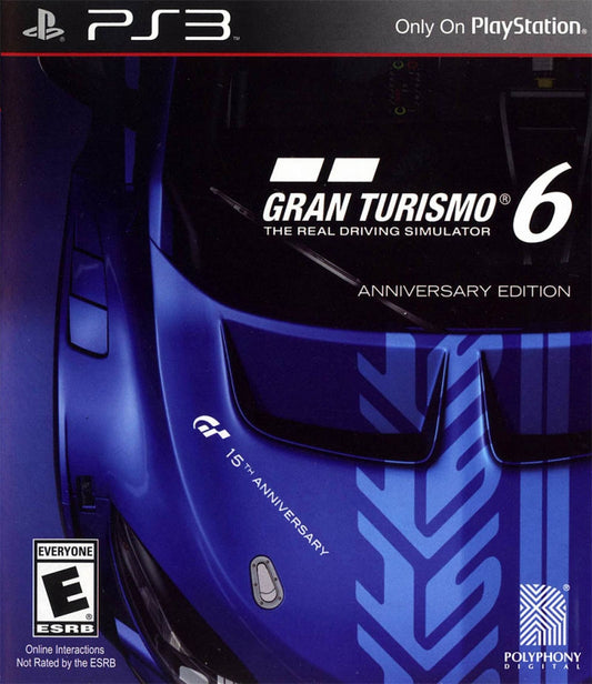 GRAN TURISMO 6: ANNIVERSARY EDITION  - PS3