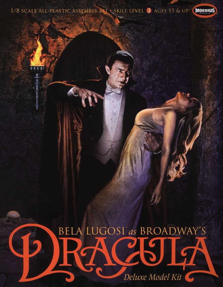 DRACULA (BELA LUGOSI)(1/8 SCALE) - MODEL KIT DLX-MOEBIUS #904