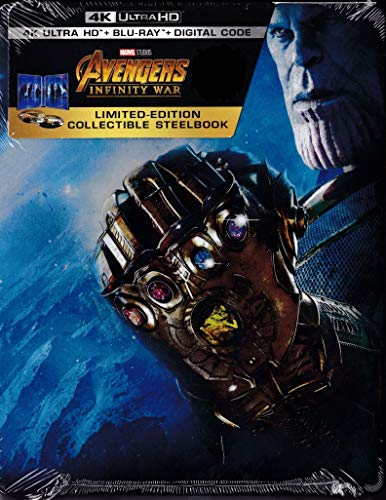 AVENGERS INFINITY WAR 4K ULTRA HD BLU-RAY STEELBOOK