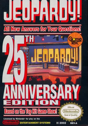 JEOPARDY 25TH ANNIVERSARY  - NES (W/BOX & MANUAL)