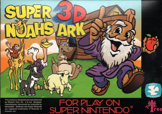 SUPER 3D NOAH'S ARK [PIKO]  - SNES (W/BOX & MANUAL)