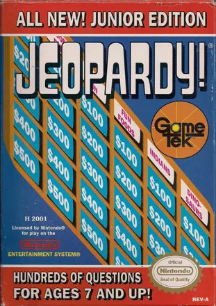 JEOPARDY JR  - NES (W/BOX & MANUAL)