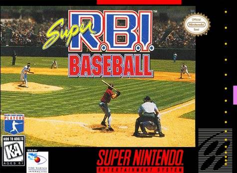 SUPER RBI BASEBALL  - SNES (W/BOX)