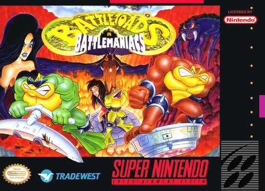 BATTLETOADS IN BATTLEMANIACS  - SNES