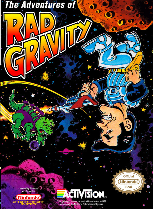 ADVENTURES OF RAD GRAVITY  - NES (W/BOX & MANUAL)