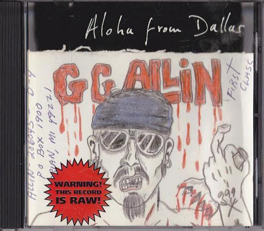 ALLIN, GG  - ALOHA FROM DALLAS (LIVE)