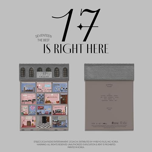SEVENTEEN - SEVENTEEN BEST ALBUM '17 IS RIGHT HERE' [HEAR VER.] (CD)