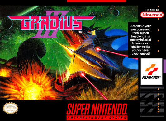 GRADIUS III  - SNES (W/BOX)