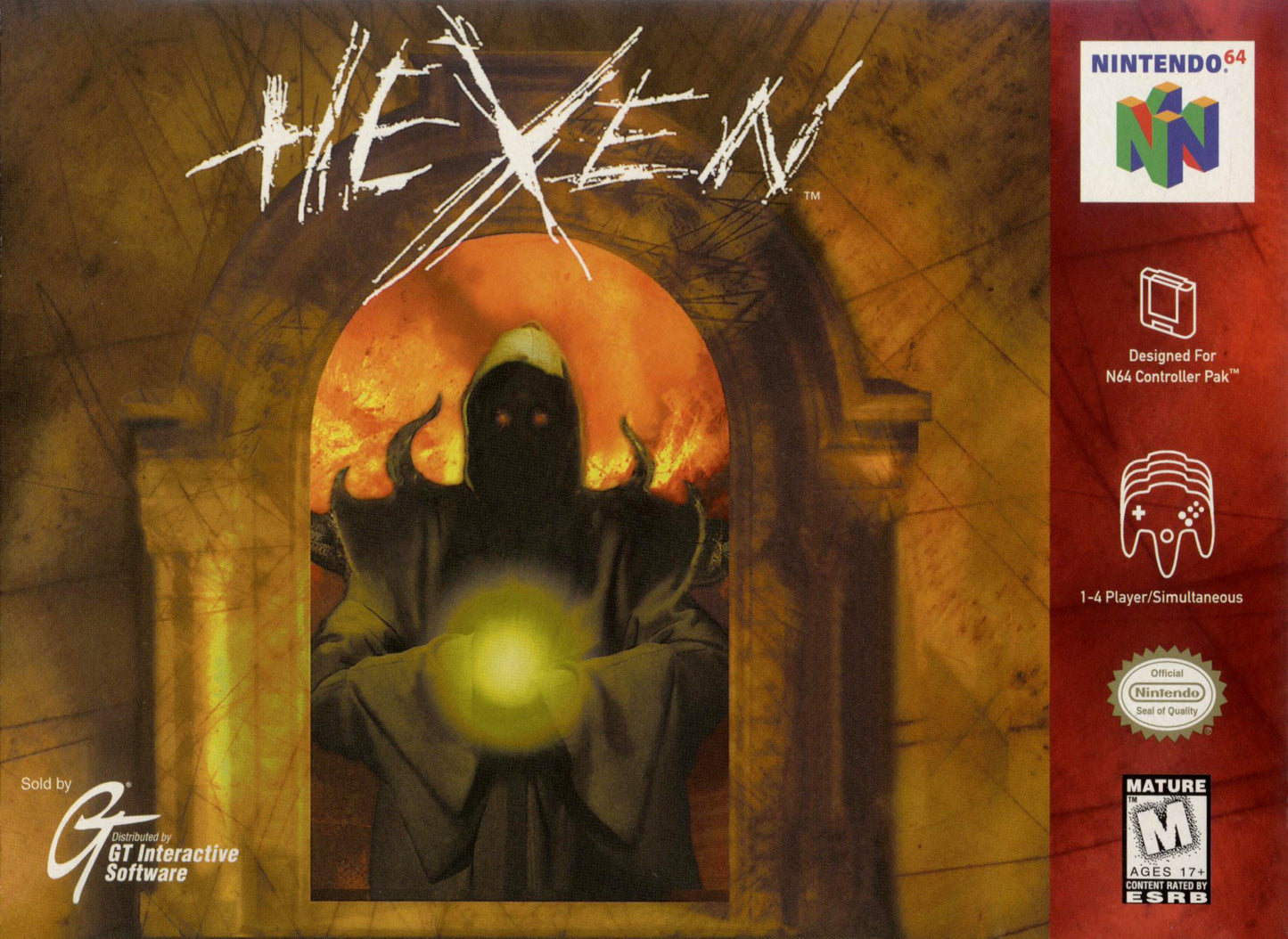 HEXEN  - N64 (W/BOX)