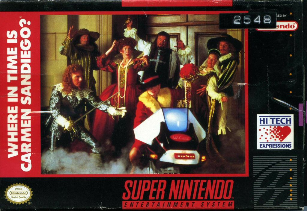 WHHERE IN TIME IS CARMEN SANDIEGO  - SNES