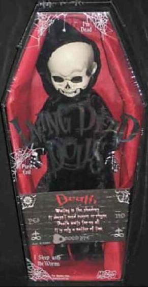 LIVING DEAD DOLLS: DEATH (GITD) - MEZCO-2005-SERIES 15