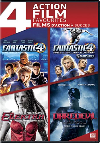 FANTASTIC FOUR/FANTASTIC FOUR: RISE OF T - DVD-4 ACTION FILM FAVOURITES