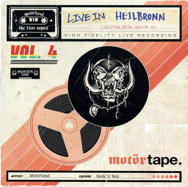 MOTöRHEAD - THE LöST TAPES VOL. 4 (LIVE AT SPORTHALLE, HEILBRONN, 29TH DECEMBER 1984)