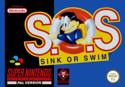 S.O.S.  - SNES (W/BOX & MANUAL)