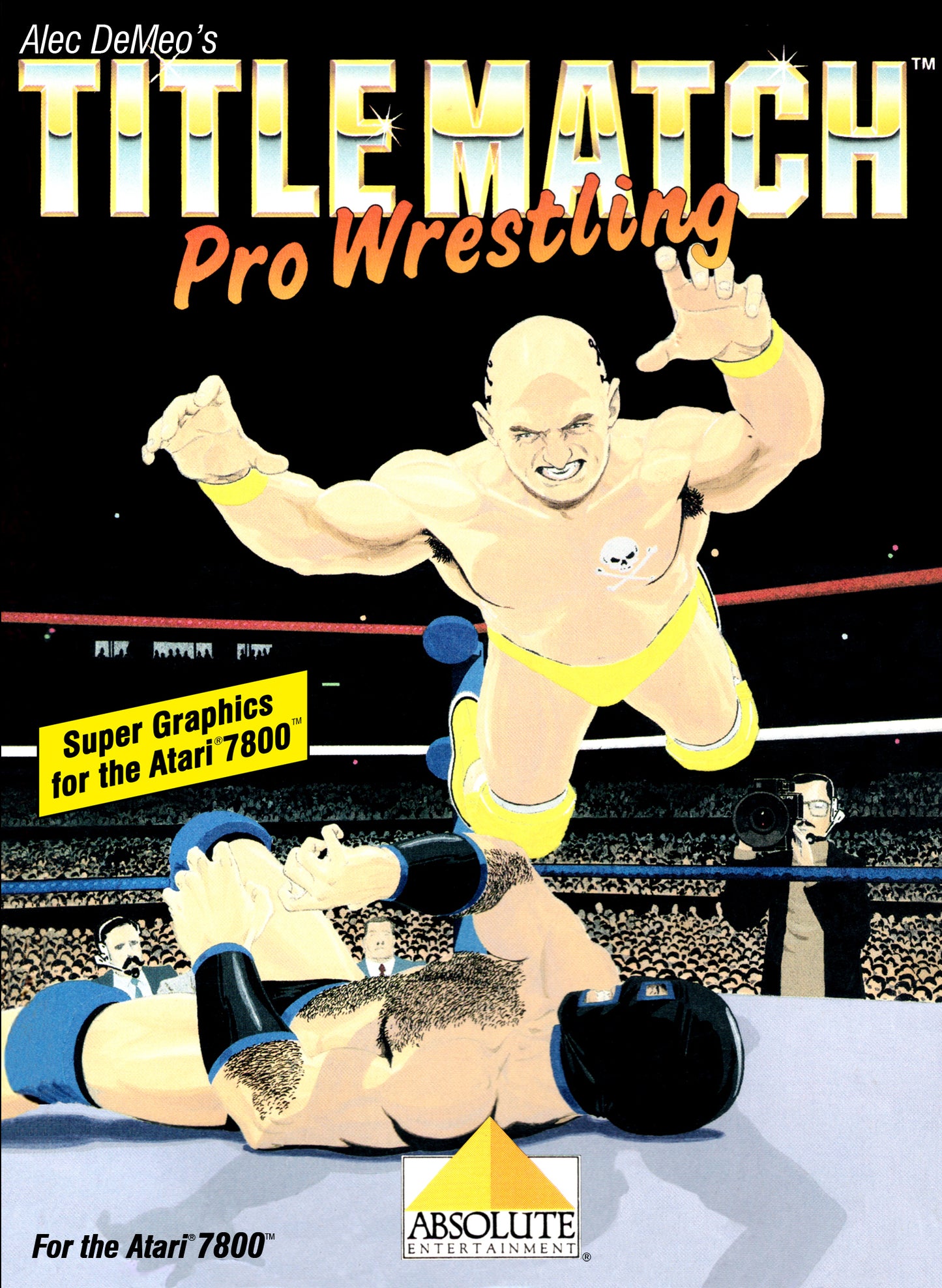 TITLE MATCH PRO WRESTLING  - ATARI7800