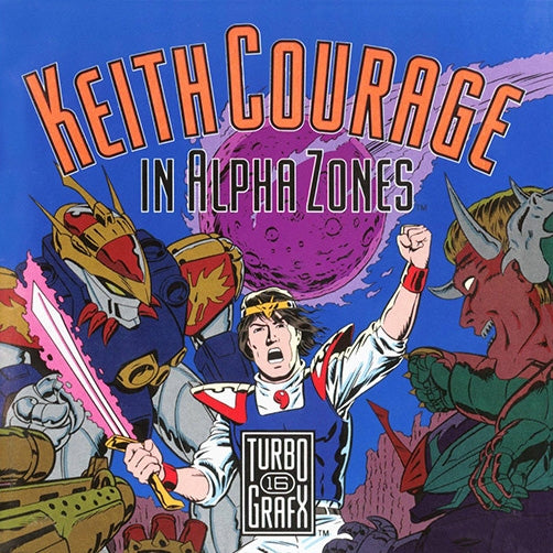 KEITH COURAGE IN ALPHA ZONES  - TG16