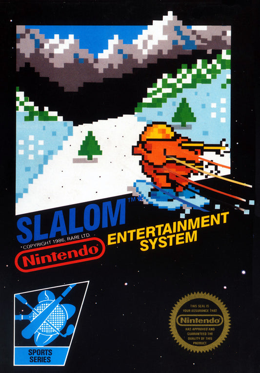 SLALOM  - NES (W/BOX & MANUAL)