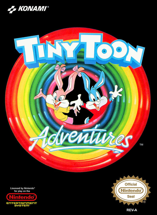 TINY TOON ADVENTURES 2: TROUBLE IN WACKY  - NES (W/BOX & MANUAL)