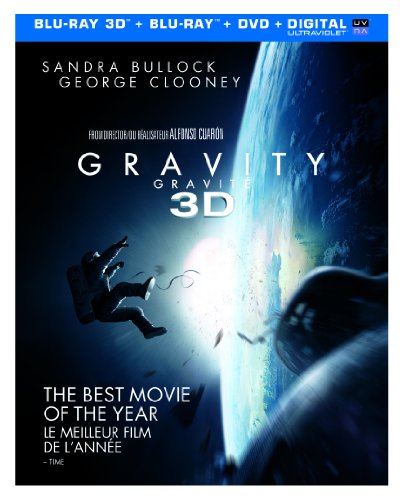 GRAVITY [BLU-RAY 3D + BLU-RAY + DVD + ULTRAVIOLET] (BILINGUAL)