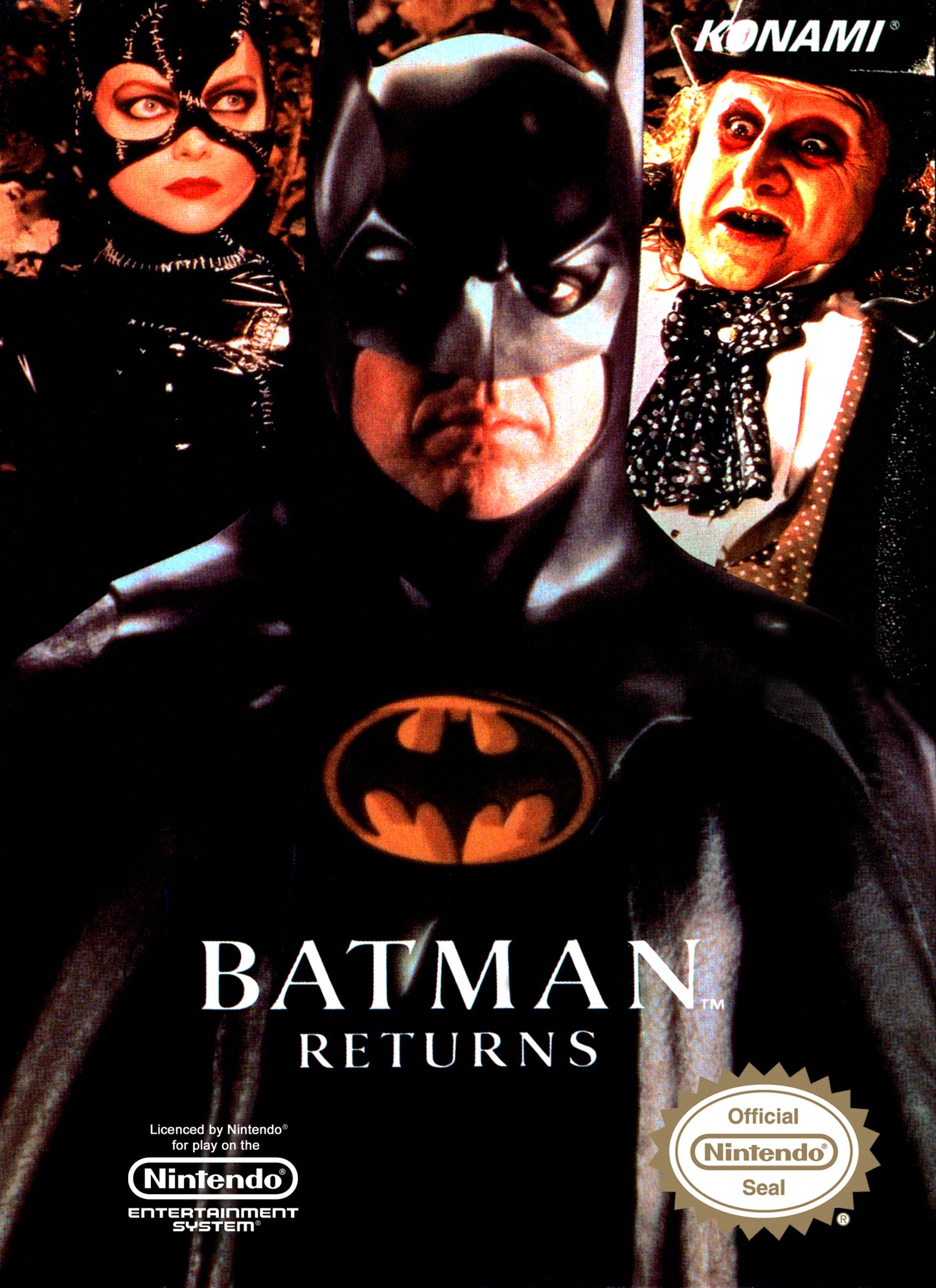 BATMAN RETURNS  - NES (W/BOX & MANUAL)