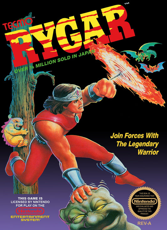 RYGAR  - NES (W/BOX & MANUAL)