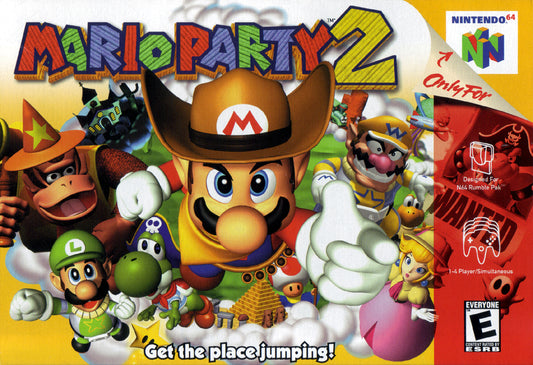 MARIO PARTY 2  - N64 (W/BOX & MANUAL)