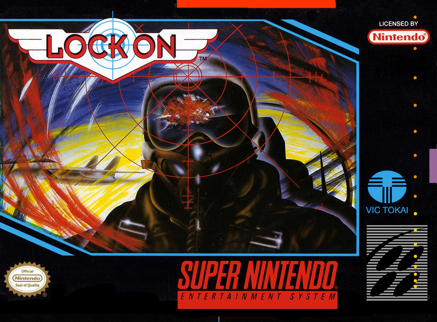 LOCK ON  - SNES (W/BOX)