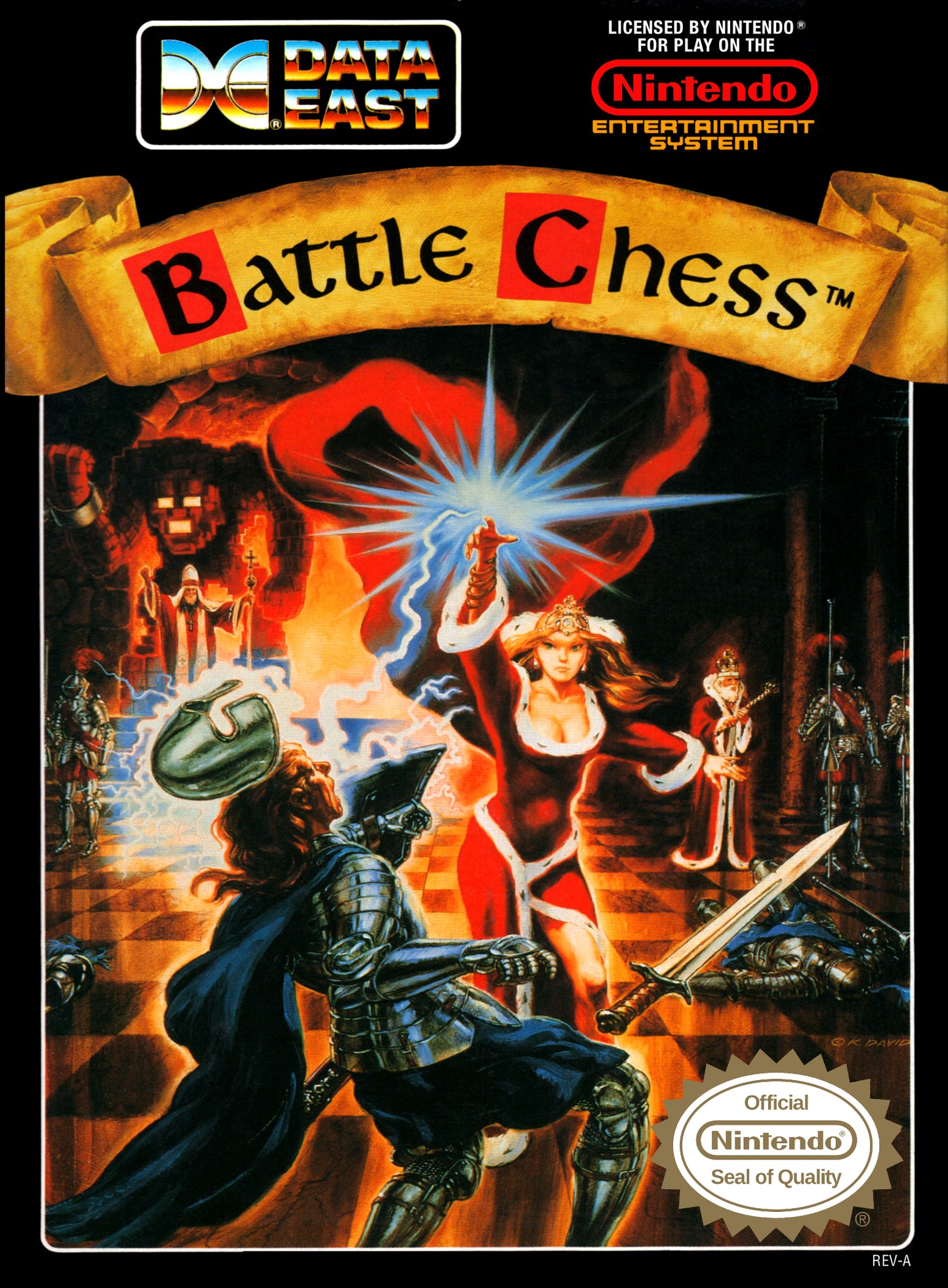 BATTLE CHESS  - NES (W/BOX & MANUAL)