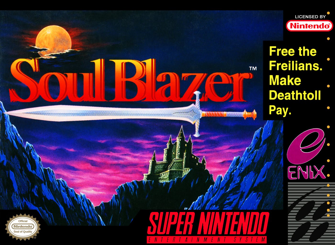 SOUL BLAZER  - SNES