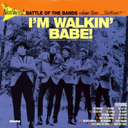 VARIOUS ARTISTS - NORTHWEST BATTLE OF THE BANDS VOL. 3: I'M WALKIN BABE! (ORANGE VINYL)