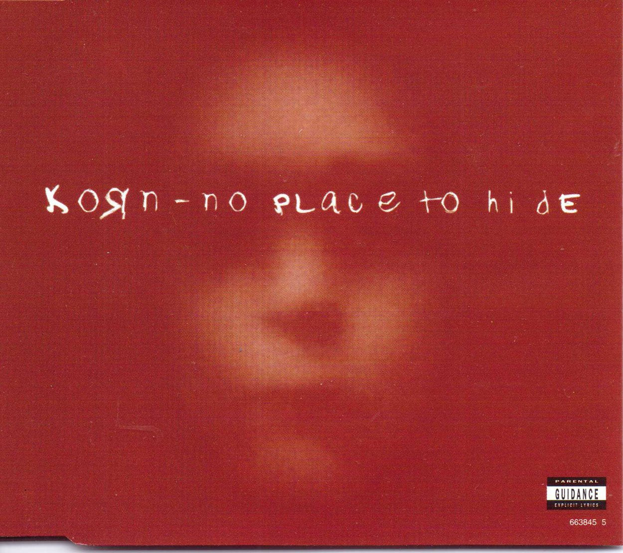 KORN  - NO PLACE TO HIDE (CDS-BLACK COVER)