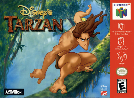 TARZAN  - N64 (W/BOX & MANUAL)